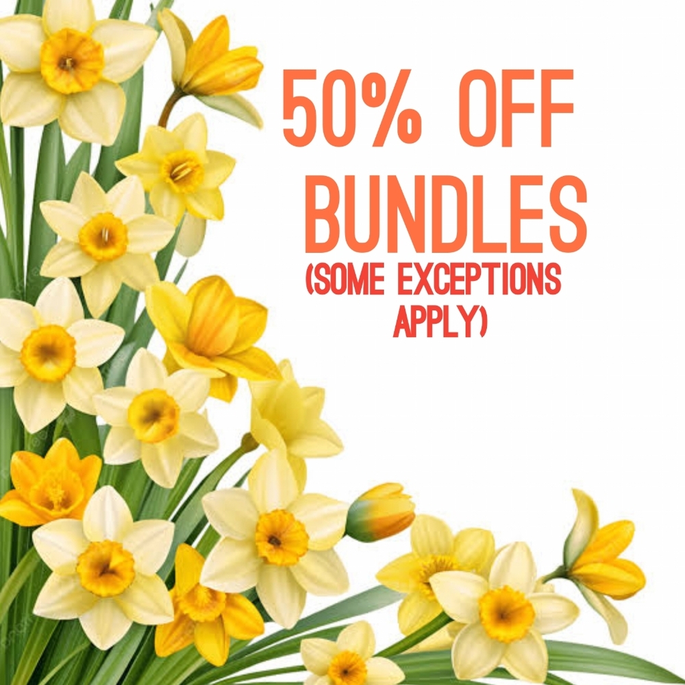 50% OFF BUNDLES 2+ ITEMS